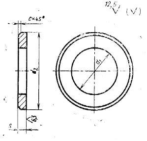Шайба ГОСТ 9065-75 чертеж